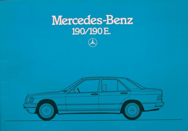 Mercedes-Benz 190/190 E Modelprogram 1983 Carbrochure (2888)